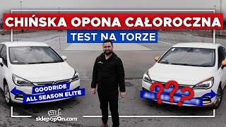 Czy chińska opona może być dobra Goodride All Season Elite Z401 TEST NA TORZE [upl. by Nomolas]