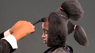 Quick Natural Hairstyling For My Daughter’s Birthday Can’t Wait [upl. by Eelytsirk]