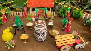 Miniature Special Pongal  Sweet Pongal Recipe  Makar Sankranti [upl. by Bennion]