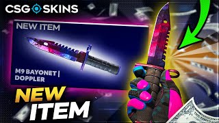 YENİ PEMBE M9 BAYONET CIKARDIM Csgoskins Promo Code giveaway [upl. by Mundt]