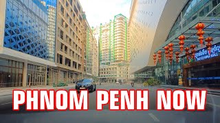 4K Wow Phnom Penh City Now 2024 Video 4K Skyscrapers High Rise Building amp Skyline phnompenh 4K [upl. by Otecina644]