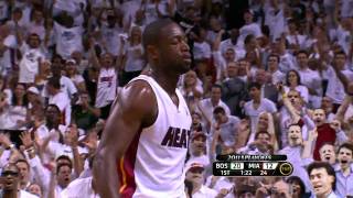 Dwyane Wade Sinks the Impossible Shot [upl. by Nilyam444]