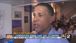 Maryland candidates spend final hours stumping [upl. by Alabaster]