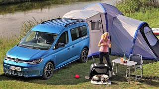 2021 VW Caddy California  Affordable and Versatile Compact Camper Van [upl. by Jp]