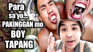 MUKBANG NI BOY TAPANG  JESSICA SOHO  MUKBANG TV  PAKINGGAN MO TO [upl. by Ahsitaf]