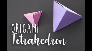 Origami Tetrahedron [upl. by Mrots]