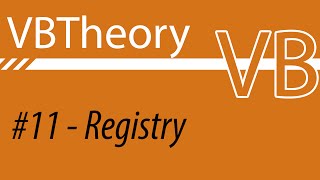 Edit And Create Registry Values  VB 11 [upl. by Jane428]