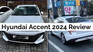 Hyundai accent 2024 review  Hyundai accent 2024 full option  Interior comfort comparison  Ucars [upl. by Brett]