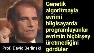 Prof David Berlinski 4dkda Evrimi Çürüttü [upl. by Mich376]