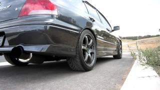 Evo 7 idle with HKS 272s and TurboXS exhaust [upl. by Demetre]