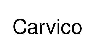 How to Pronounce Carvico Italy [upl. by Pros]