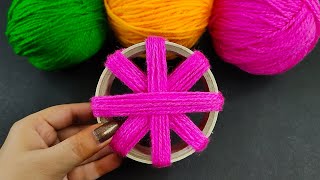 Super Easy Woolen Craft Idea  Easy Craft Idea using Wool  DIY Crafts [upl. by Yezdnil]