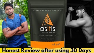 Asitis Whey Protein Concentrate Unflavored  Honest Review after using 30 Days [upl. by Llen]