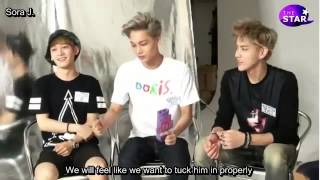 ENG SUB 130830 EXO The Star Interview Chanyeol Kris Kai Luhan Chen [upl. by Avon]