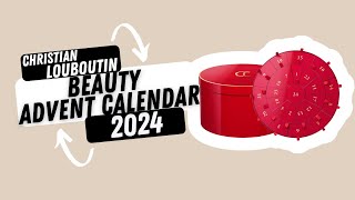 Christian Louboutin Advent Calendar 2024 beautycalendars [upl. by Aihseyt]