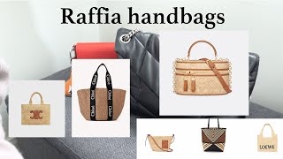 Raffia bags Luxury summer handbags [upl. by Huberty978]