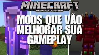 5 ADDONS INDISPENSÁVEIS PARA SEU MINECRAFT BEDROCK 120 [upl. by Oidgime153]