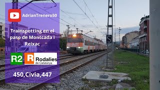 Trainspotting en el paso de Montcada i Reixac [upl. by Torrence]