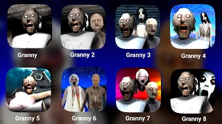 Granny Chapter 1 2 3 4 5 6 7 amp 8 Gameplay  Dvloper New Game  Granny Mod [upl. by Slack]