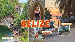 HIGHLIGHTS of SAN IGNACIO BELIZE amp FIRST TIME taking a TINY PLANE to Caye Caulker  Travel Vlog [upl. by Aioj840]