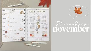 Personal Planner November Plan with us [upl. by Hedva316]