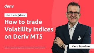 How to trade Volatility Indices on Deriv MT5  Live Demo [upl. by Eceerahs526]