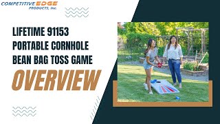 Lifetime 91153 Portable Cornhole Bean Bag Toss Game  Outdoor Fun for Everyone [upl. by Anenahs]