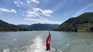 Donau cruise from Melk to Krems an der Donau Austria 1h30 [upl. by Anyt]