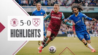 Chelsea 50 West Ham  Premier League Highlights [upl. by Duleba40]