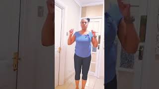 Standing tummy exercise 2 fitness beginnerworkout over50 shortvideo workout yoga motivation [upl. by Lucienne]