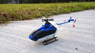 XK K124 Brushless EC145 Scale Helicopter  6G amp 3D Modes Test Flight with Comments [upl. by Hilel]