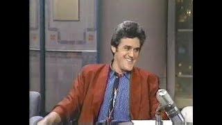 Jay Leno Collection on Letterman Part 2 of 3 19841986 [upl. by Leinnad991]