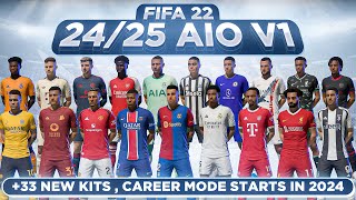 2425 AIO Kits V1 Mod For FIFA 22  TU17 [upl. by Orland956]