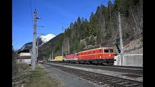 Arlbergbahn am 220324 – quotVSOE 114440 am Container ICE 4 EC Transalpin Job mit Sinnquot [upl. by Espy]