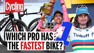 Which Pro Has The Fastest Aero Bike Part 1  Cycling Weekly [upl. by Trager812]