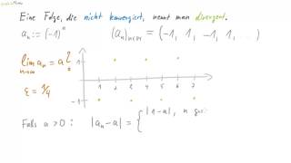 03 Divergenz von Folgen [upl. by Bonnell]