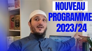 NOUVEAU PROGRAMME POUR LA RENTRÉE 20232024 [upl. by Elitnahc]