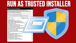 How to Run Any App or Program as the Trusted Installer Account [upl. by Radbourne507]