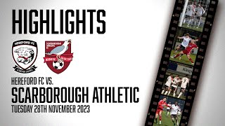 HIGHLIGHTS  Hereford 31 Scarborough Athletic [upl. by Stavro]