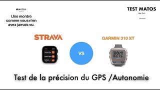 06 Strava sur lApple Watch série 5 Précision et Autonomie [upl. by Pears]