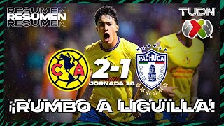 HIGHLIGHTS  América vs Pachuca  Liga Mx AP2024  J16  TUDN [upl. by Omsare]