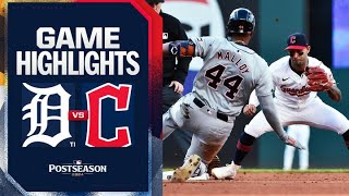 Tigers vs Guardians ALDS Game 2 Highlights 10724  MLB Highlights [upl. by Zachariah]