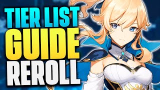 Guide Reroll Complet  Tier List  Genshin Impact [upl. by Ardelia]