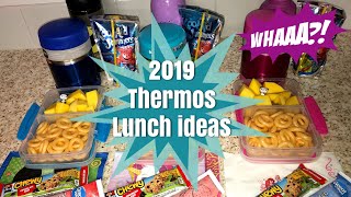 Back to School lunch ideas  Thermos lunch  2019 [upl. by Cynara643]