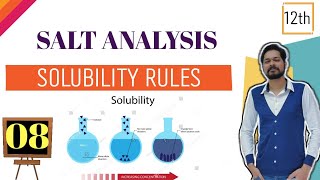 Salt Analysis8  Solubility Rules । Class12  Supertrick for Basic Radicals [upl. by Nile]