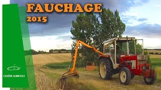 Fauchage  Débroussaillage des bordures de champs  2015 [upl. by Asseret]