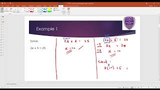 349 Solving two step equations [upl. by Basso]