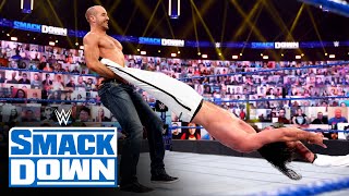 Cesaro painfully rebukes Seth Rollins SmackDown Feb 26 2021 [upl. by Ilenay]