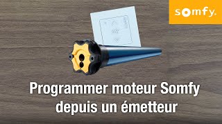 Programmer émetteur Somfy et son moteur Réinitialisation  100 Volet Roulant [upl. by Godart]