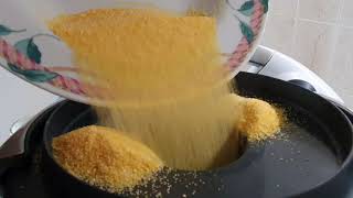 Polenta fatta con il Bimby preparazione con tm5 [upl. by Anthiathia]